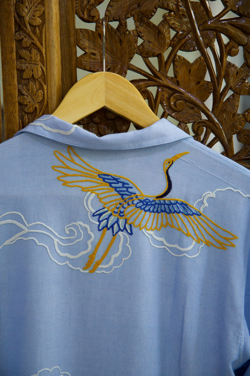 Hand Embroidered Boxy Shirt