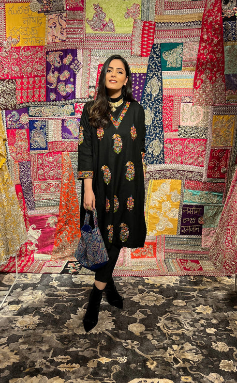 Kahkashan Pashmina Cloak (Pheran)