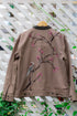 Hand embroidered Workwear Jacket- Brown