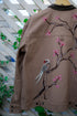 Hand embroidered Workwear Jacket- Brown