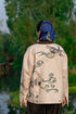 Hand embroidered Workwear Jacket- Cream