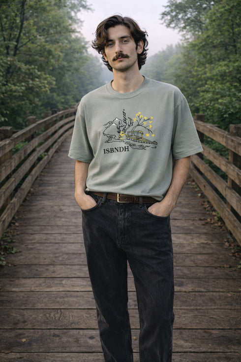 Pistachio Embroidered T-Shirt