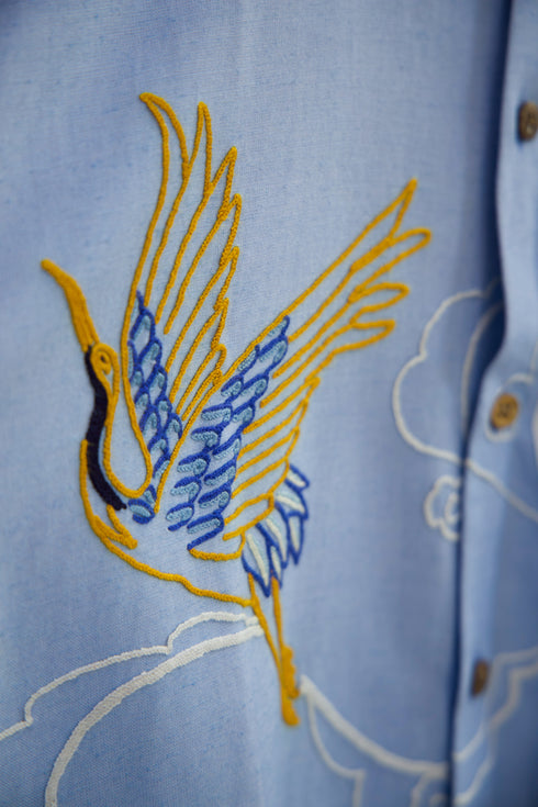 Hand Embroidered Boxy Shirt