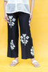 Bayan Hand-Embroidered Black Pant